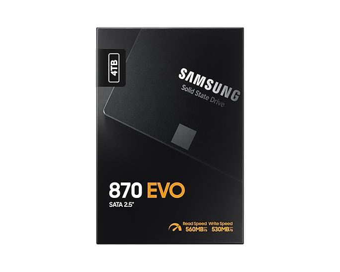 Samsung 870 EVO 2.5" 4000 GB Serial ATA III V-NAND MLC