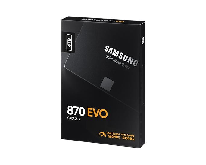 Samsung 870 EVO 2.5 4000 GB Serial ATA III V-NAND MLC – FirstShop