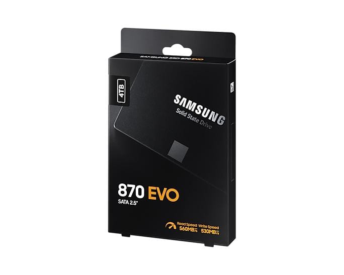 Samsung 870 EVO 2.5 4000 GB Serial ATA III V-NAND MLC – FirstShop