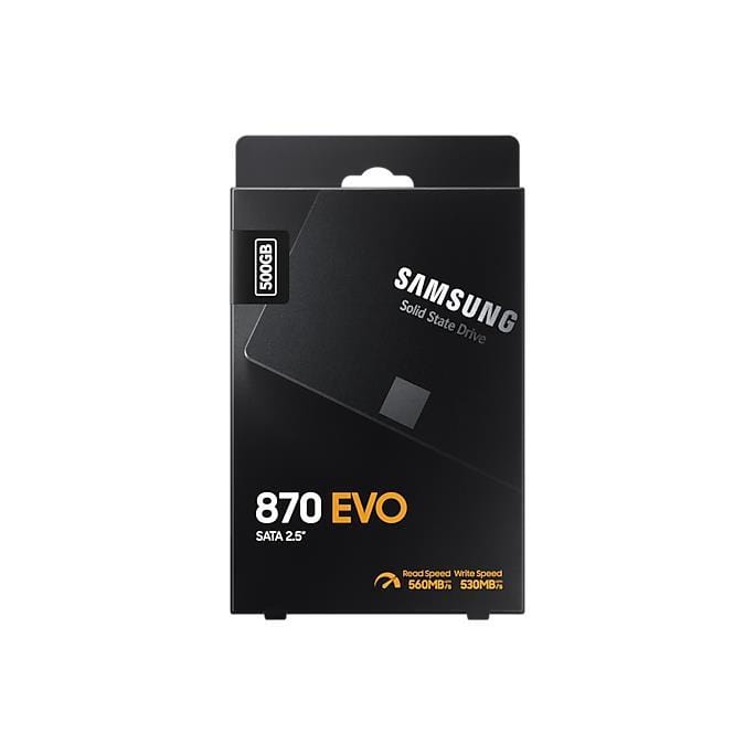 Samsung 870 Evo 2.5-inch 500gb Serial ATA III Internal SSD MZ-77E500BW
