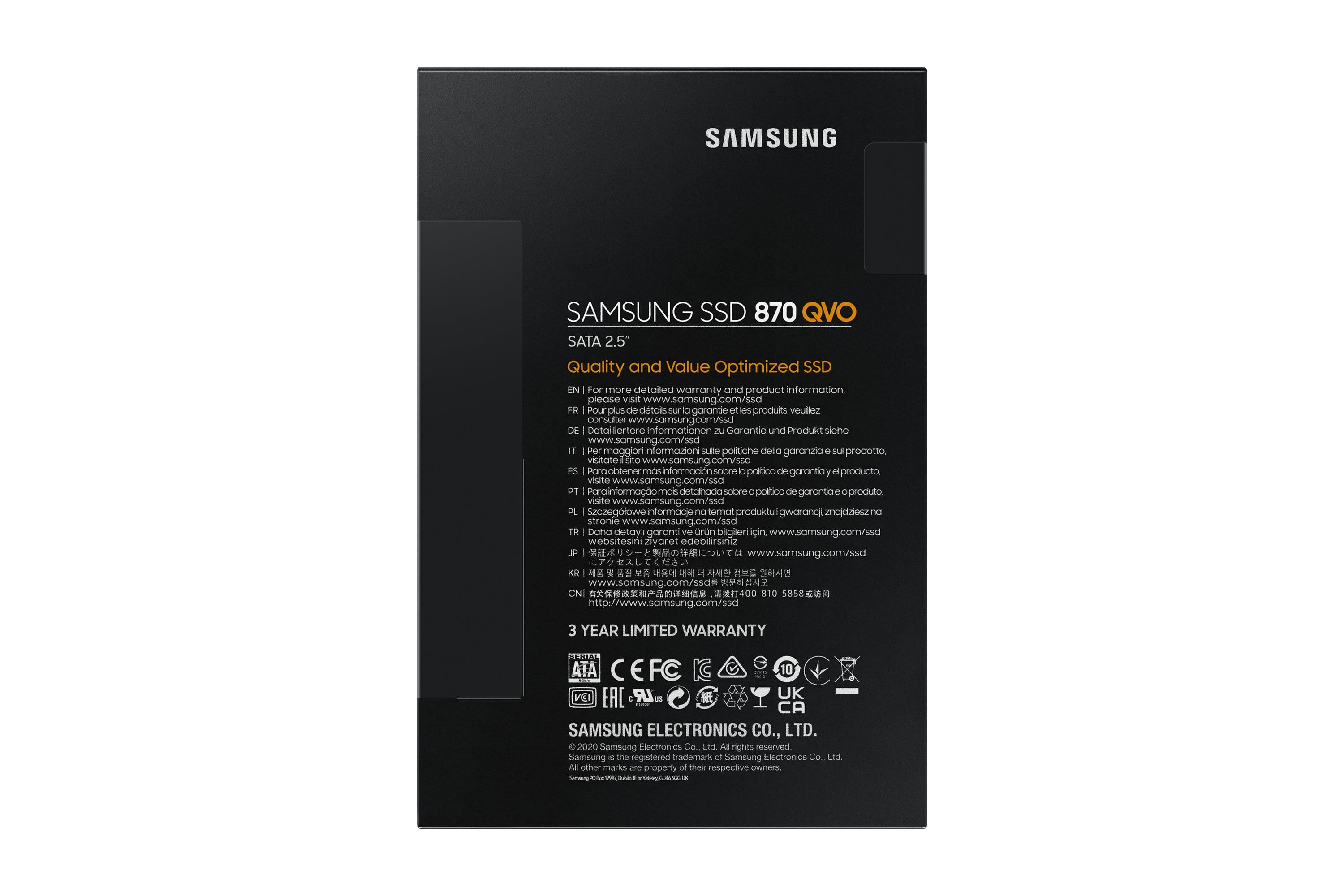Samsung 870 QVO MZ-77Q4T0 2.5-inch 4TB Serial ATA III V-NAND MLC