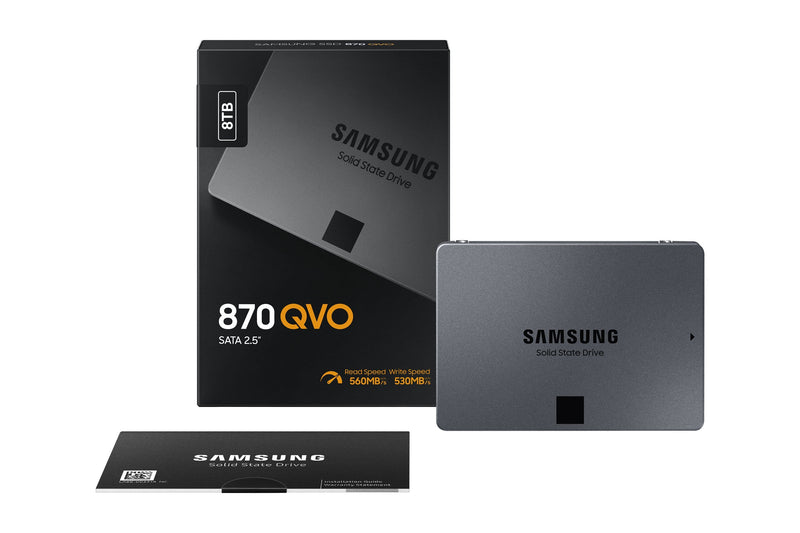 Samsung 8TB 870 QVO 2.5 SATA III Internal SSD MZ-77Q8T0B/AM B&H