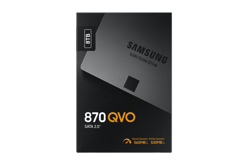 Samsung 870 QVO MZ-77Q8T0 2.5-inch 8TB Serial ATA V-NAND MLC Internal SSD MZ-77Q8T0BW
