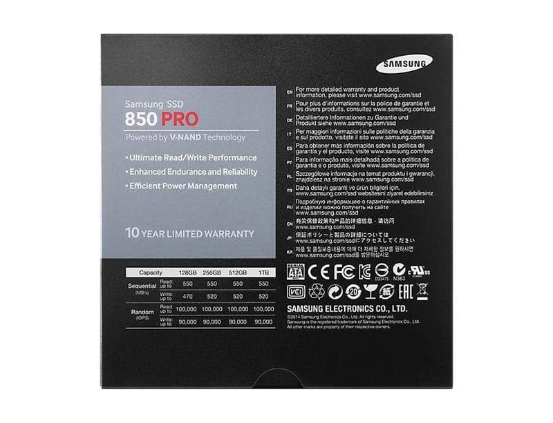 Samsung 850 PRO 2.5-inch 128GB Serial ATA III 3D MLC Internal SSD MZ-7KE128BW
