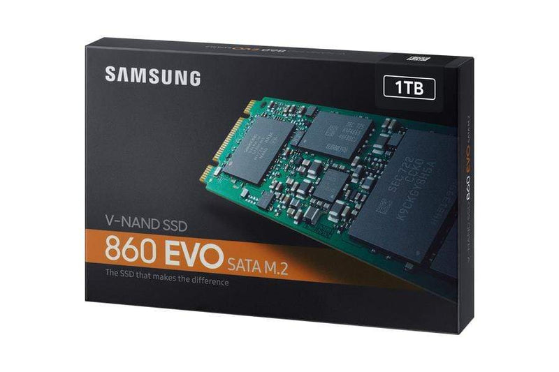 Samsung 860 EVO M.2 1TB Serial ATA III V-NAND MLC Internal SSD MZ-N6E1T0BW