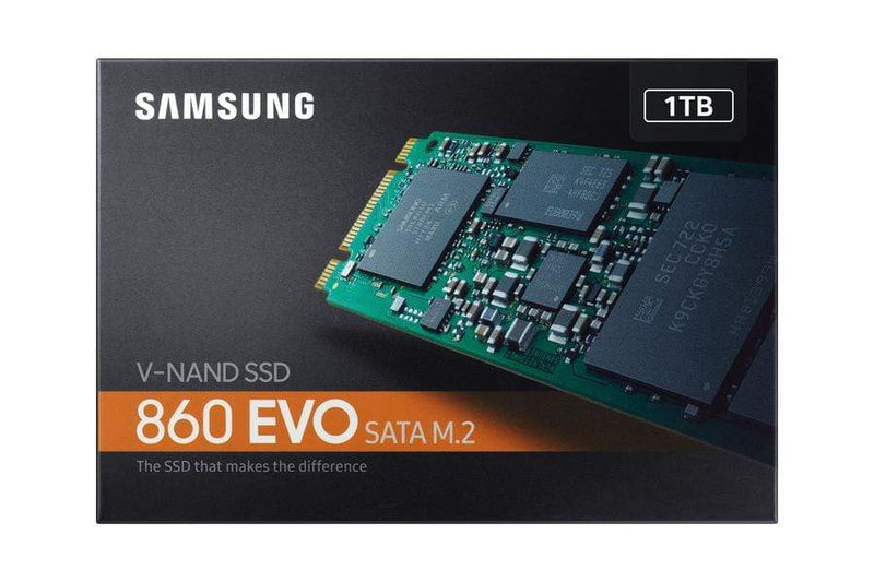 Samsung 860 EVO M.2 1TB Serial ATA III V-NAND MLC Internal SSD MZ-N6E1T0BW