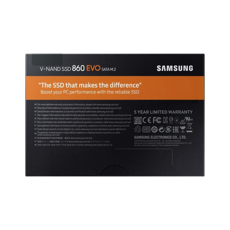 Samsung 860 Evo M.2 2TB Serial ATA III Internal SSD MZ-N6E2T0BW