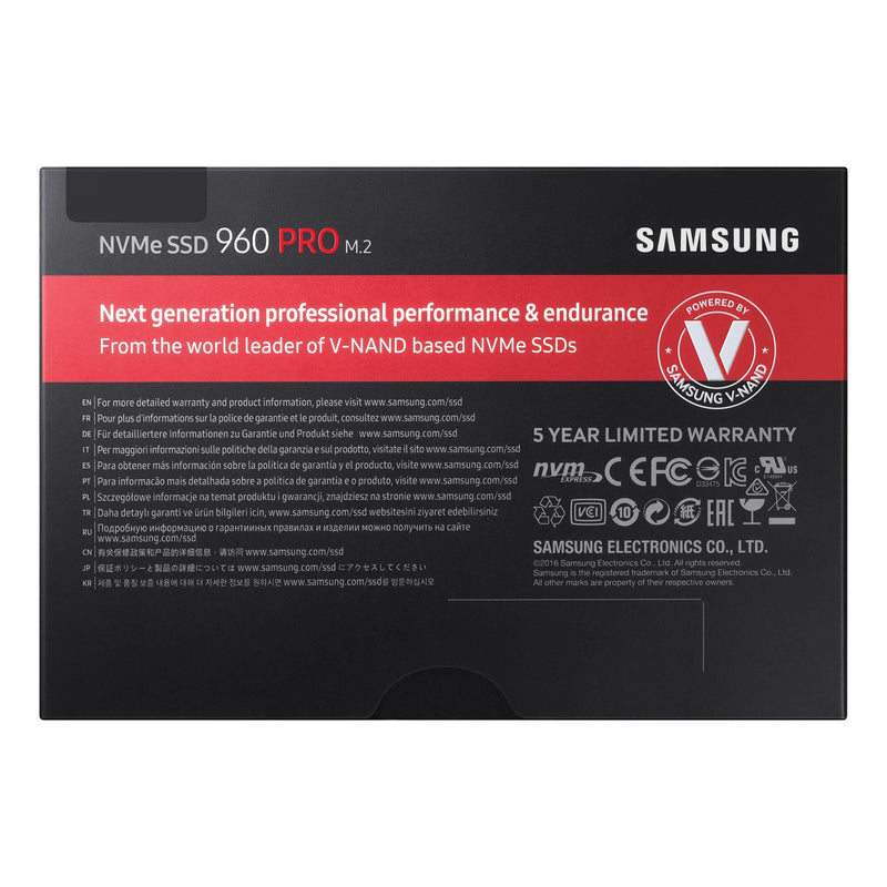 Samsung 960 deals 2tb