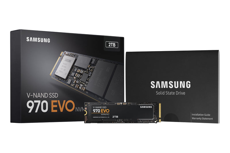 Samsung 970 EVO M.2 2TB PCIe 3.0 V-NAND MLC NVMe Internal SSD MZ-V7E2T0BW