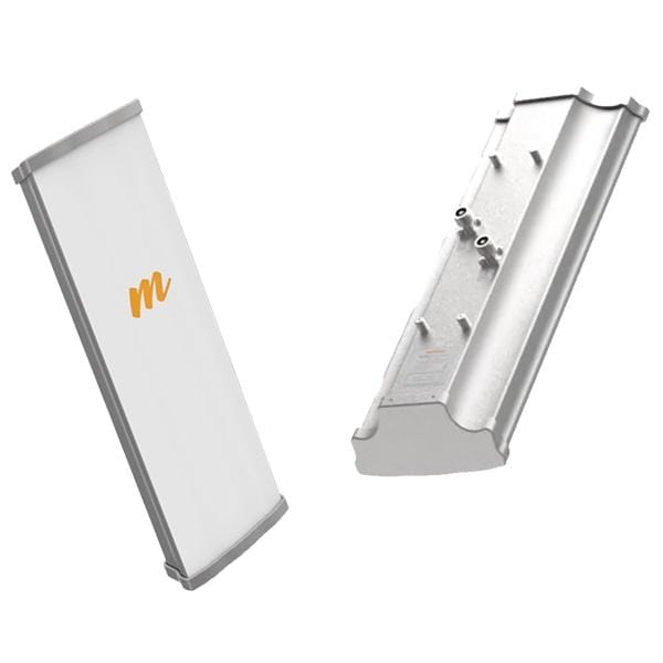 Mimosa N5-45X2 45-degree Slant Horn Antenna 19dBi 4.9-6.4GHz 4.9-6.4 GHz 45 Deg Sector 19 DBi 2-port N5-45X2