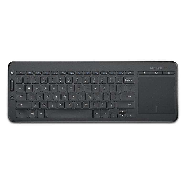 Microsoft All-in-One Media Keyboard RF Wireless QWERTY English Black N9Z-00001