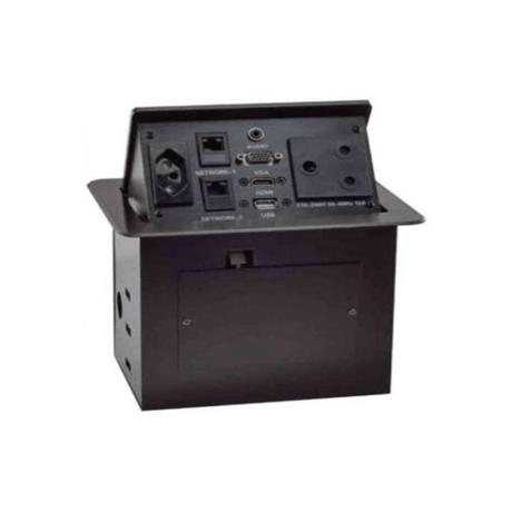 Lucktech Popup Multi Sunken Desktop Socket Box with NEW SA Power NET-DMS-066