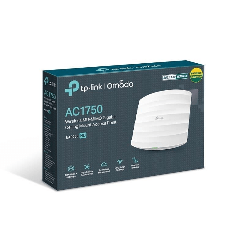TP-Link AC1750 Wireless MU-MIMO Gigabit Ceiling Mount Access Point NET-EAP265HD
