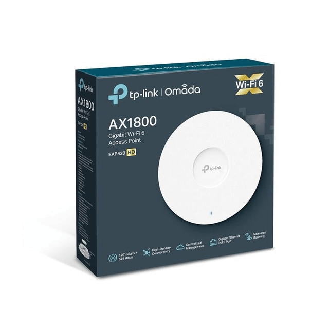 TP-Link AX1800 Wireless 6 Ceiling Mount Access Point NET-EAP620HD