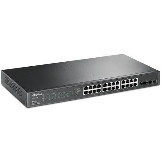 TP-Link JetStream 28-port Gigabit Smart Switch with 24-port PoE+ NET-TL-SG2428P