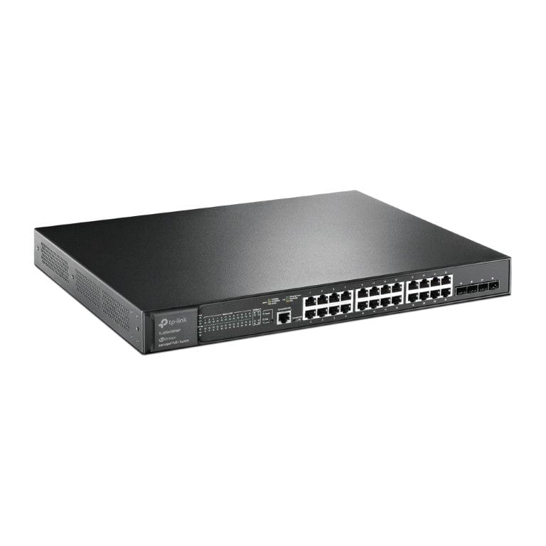 TP-Link JetStream 24-port Gigabit PoE+ Managed Switch with 4 x 10GE SFP+ L2+ Ports NET-TL-SG3428XMP