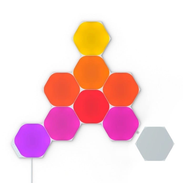 Nanoleaf Shapes Hexagon 9枚入り Nanoleaf Shapes Hexagon Light Panels - 9 Panel Starter Kit NL42