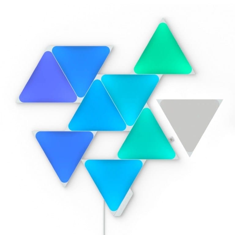 Nanoleaf Shapes Triangles Light Panels - 9 Panel Starter Kit NL47-0002TW-9PK