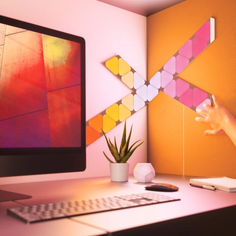 Nanoleaf Shapes Mini Triangles Light Panels - 10 Panel Expansion Pack NL48-1001TW-10PK