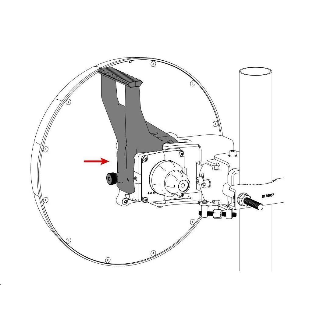 MikroTik nRayAIM Alignment Attachment for RB-NRAY60KIT nRayAIM-DH1 RB-NRAYAIM