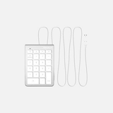 Macally 22 Key USB Numeric Keypad for Mac/PC Silver - NUMKEY22