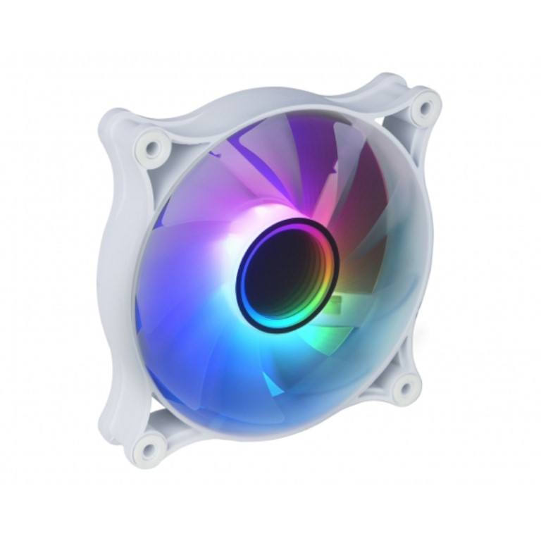 Raidmax 3-Pack 120mm ARGB Cooling Fans White NV-IT120FWR3