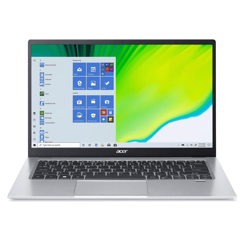 Acer Swift 1 14-inch FHD Laptop - Intel Celeron N4500 4GB RAM 256GB SSD Windows 11 Home Silver NX.A77EA.009