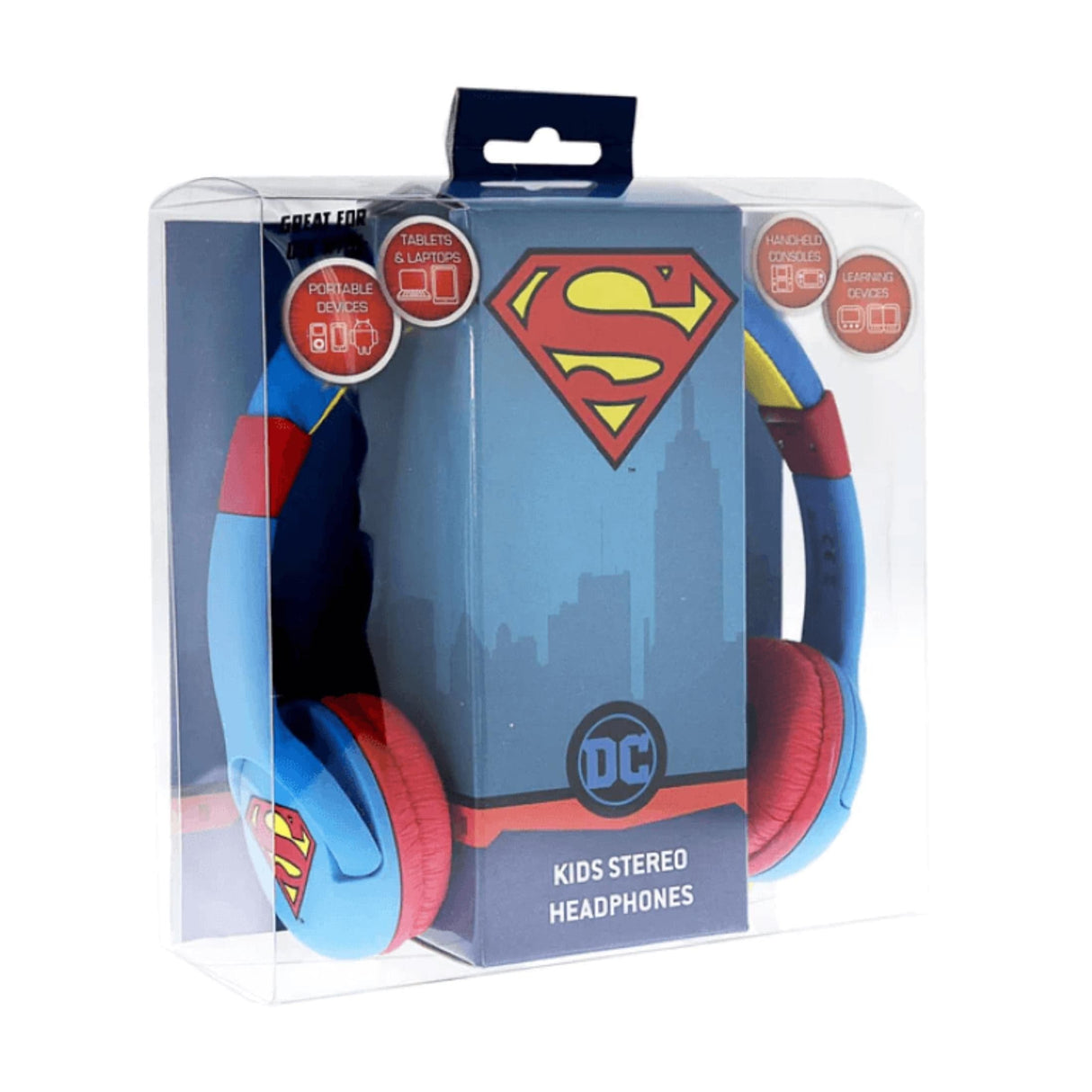 OTL Superman Man of Steel Kids Headphones OTL-DC0262
