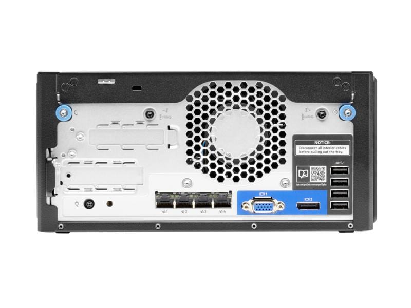 HPE ProLiant MicroServer Server Intel Xeon E 3.4GHz 16GB DDR4-SDRAM Ultra Micro Tower 180 W P18584-421