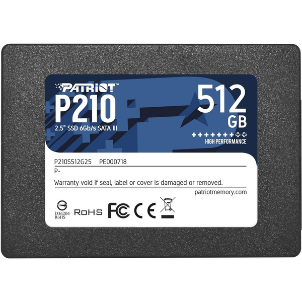 Patriot P210 2.5-inch 512GB Serial ATA III Internal SSD