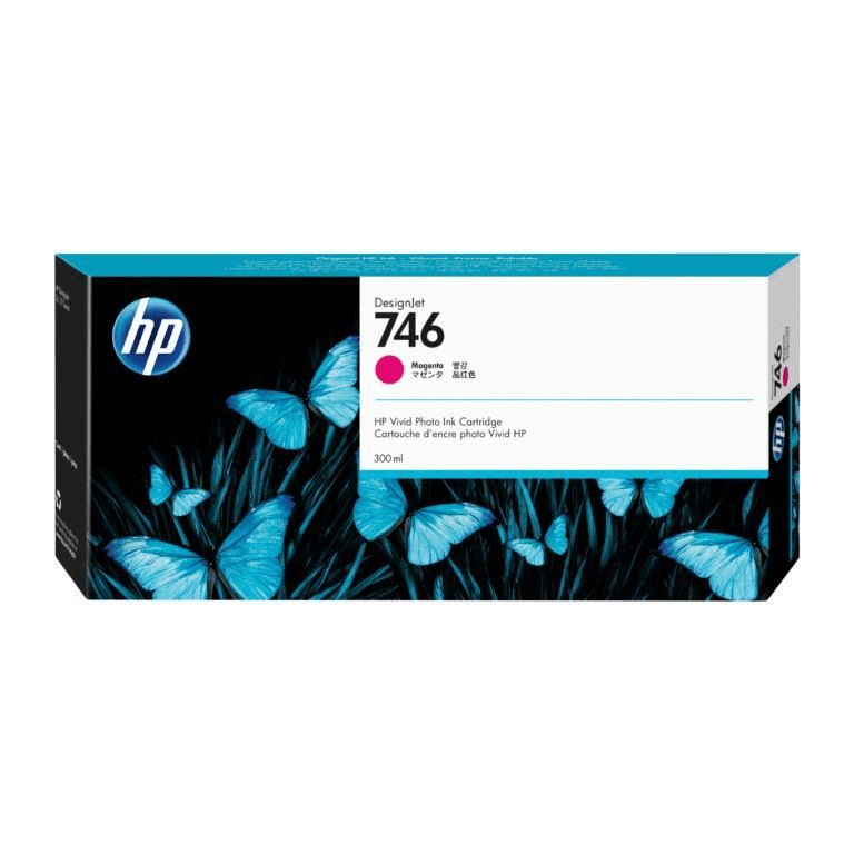 HP DesignJet 746 300-ml Magenta Ink Cartridge Original P2V78A Single-pack
