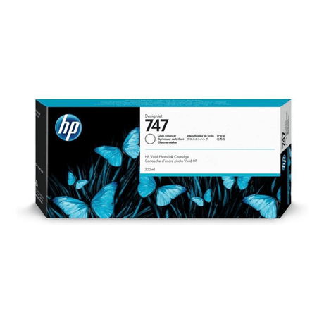 HP 747 300ml Gloss Enhancer Printer Ink Cartridge Original P2V87A Single-pack P2V87AG