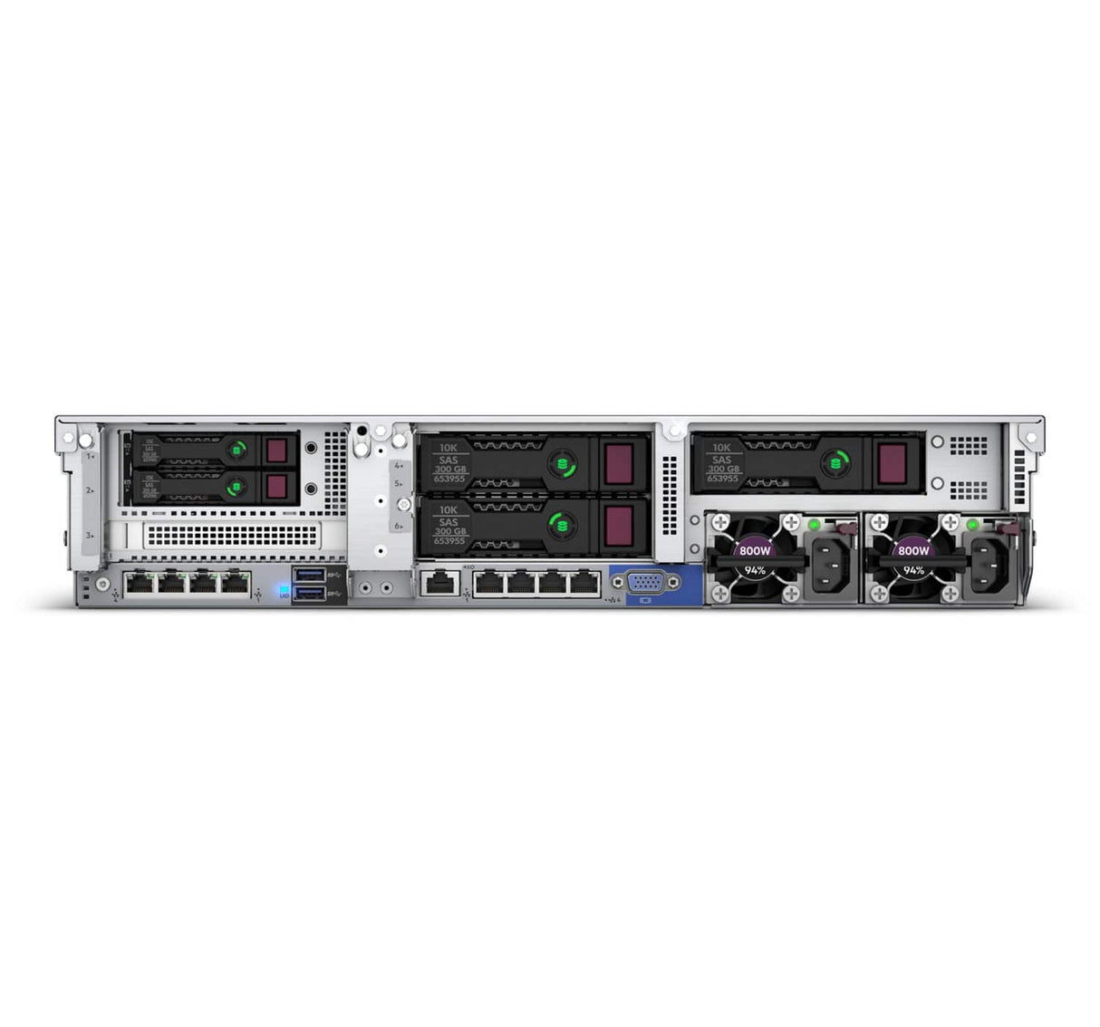 Hewlett Packard Enterprise ProLiant DL380 Gen10 server 72 TB 3.2 GHz 32 GB Rack (2U) Intel Xeon Silver 800 W DDR4-SDRAM