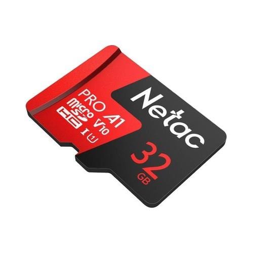 Netac P500 Extreme Pro 32GB MicroSDHC Class 10 V10 U1 Memory Card P500-PRO-32G