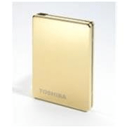 Toshiba Stor.E Steel and 1.8-inch 250GB Stainless Gold External Hard Drive PA4217E-1HB5