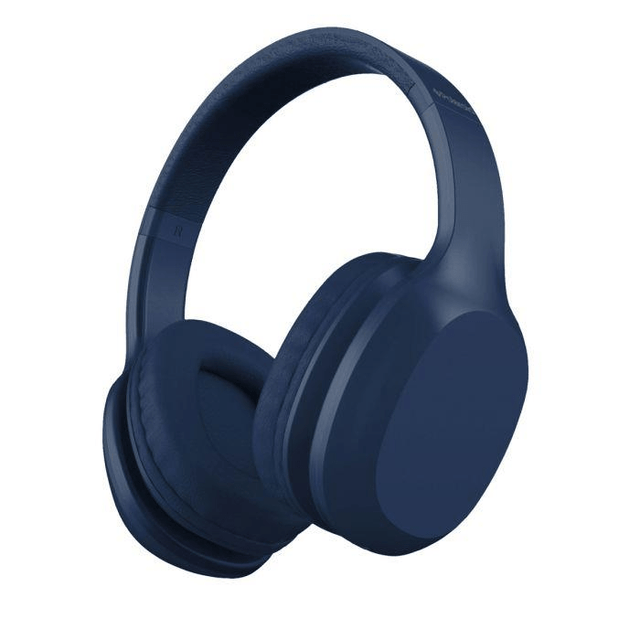 Polaroid PBH366BL 36 Hour Bluetooth Headphones With Travel Pouch - Blue