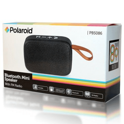 Polaroid PBS086 Mini Bluetooth Speaker