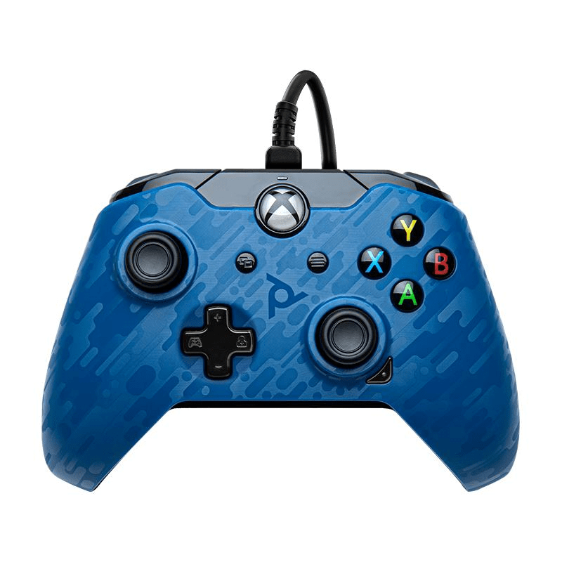 PDP Xbox One Blue Camo Wired Controller PDP-048-082-CM02