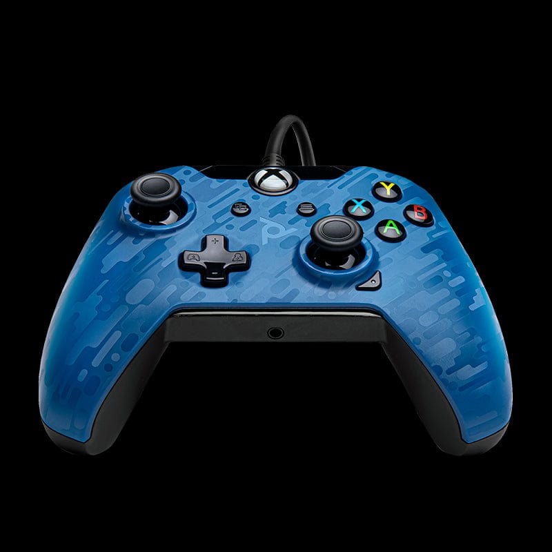 PDP Xbox One Blue Camo Wired Controller PDP-048-082-CM02