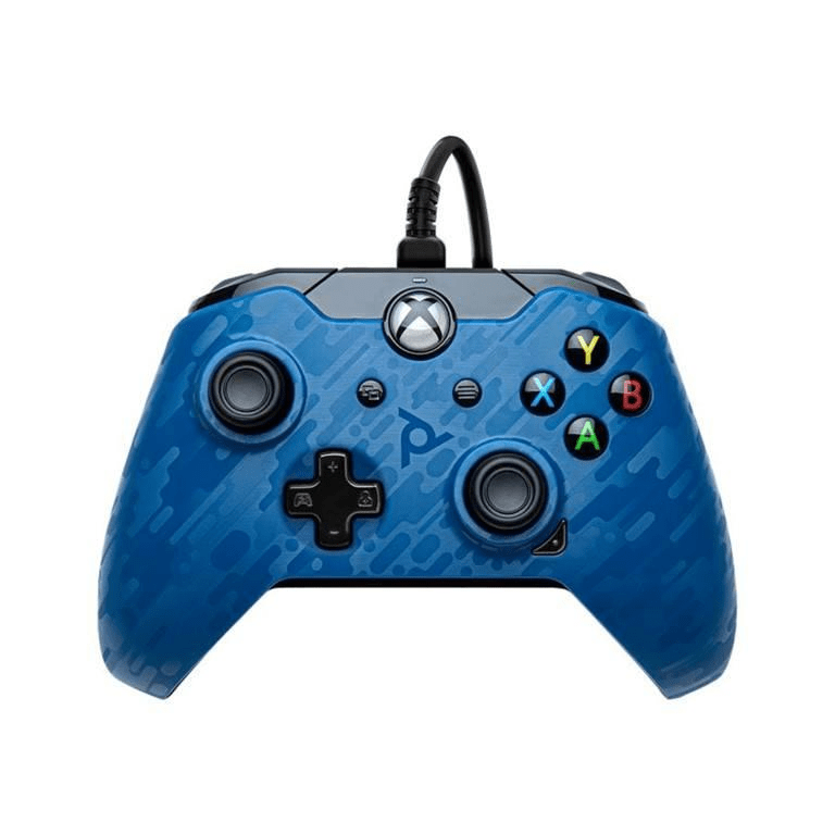 PDP Xbox One Blue Camo Wired Controller PDP048082EUCM02