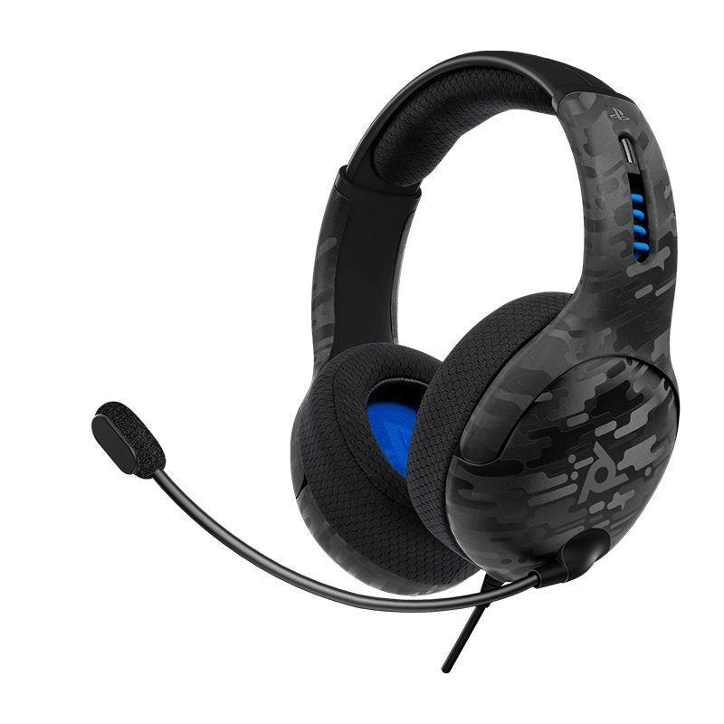 PDP LVL50 Wired Stereo Gaming Headset - Black Camo PDP-051-099-AU-CAM