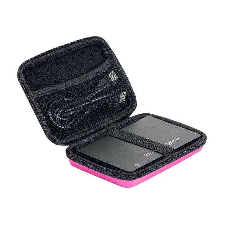 Orico 2.5-inch Hardshell Portable Internal Hard Drive Protector Case Pink PHB-25-PK-BP