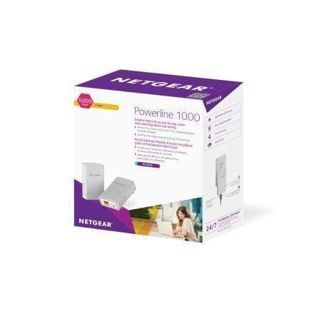 Netgear Powerline 1000 with 1-port Gigabit Ethernet 2-pack PL1000-100PES