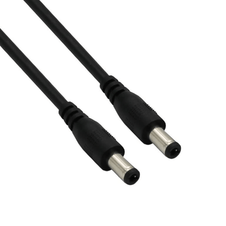 Gizzu 12VDC 2.5mm Male to Male Extender Power Cable POE-45WP-M2M-DCCABLE