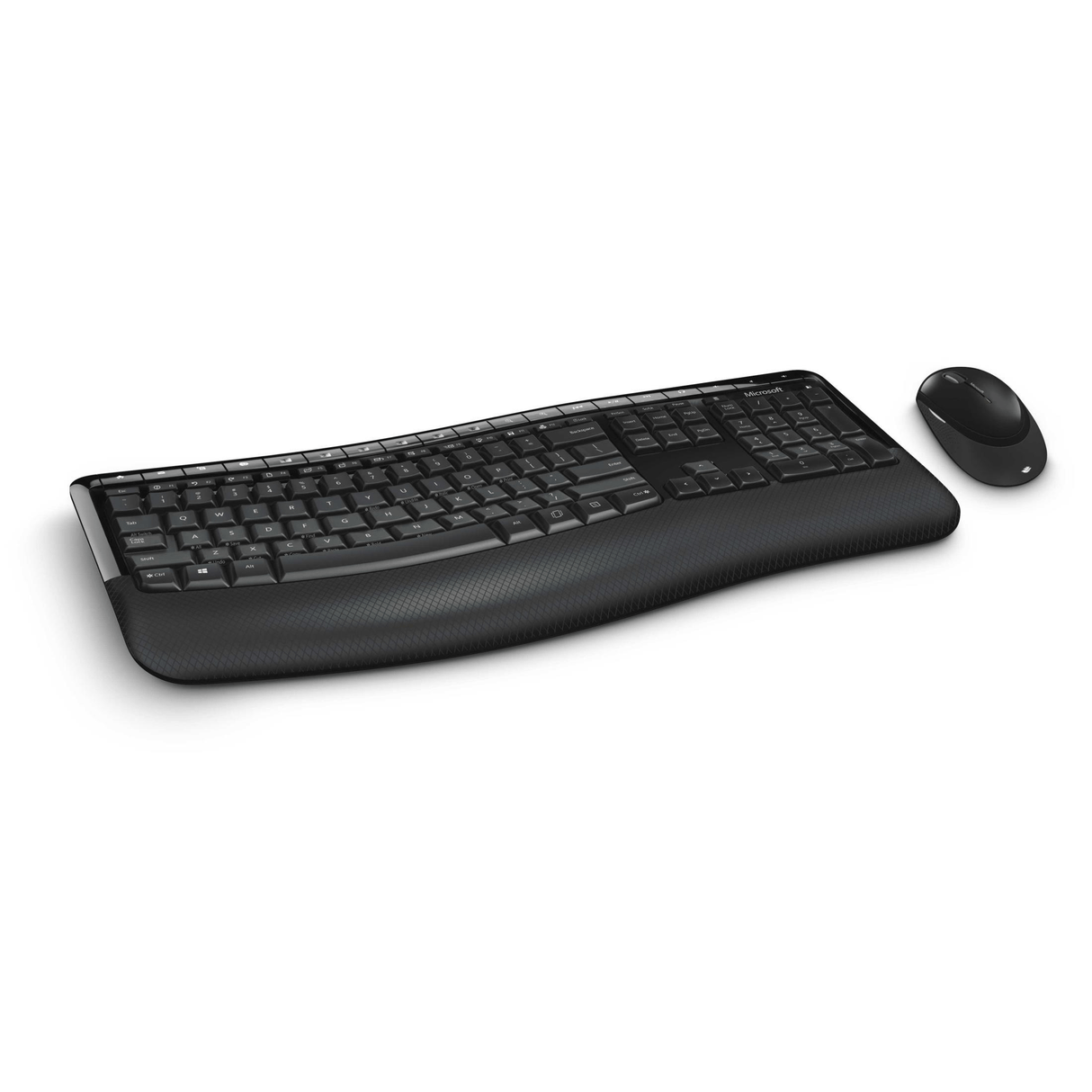 Microsoft Comfort Desktop 5050 Keyboard and Mouse Combo RF Wireless QWERTY International EER Black PP4-00019