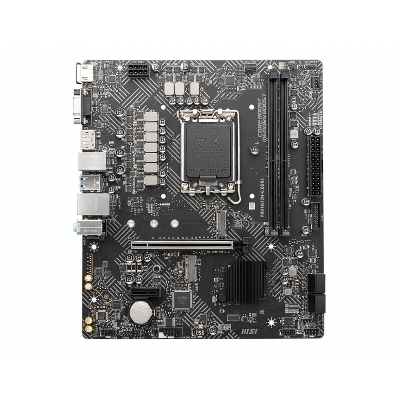 MSI H610M-G Pro Intel LGA1700 M-ATX Motherboard PROH610M-GDDR4