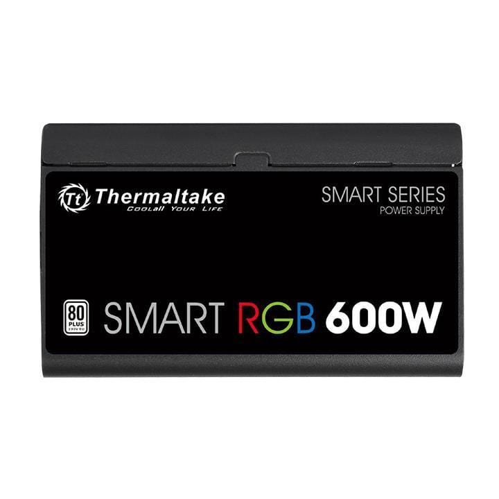 Thermaltake Smart RGB 80 PLUS 600W 20+4 Pin ATX Black Power Supply PS-SPR-0600NHSAW-1
