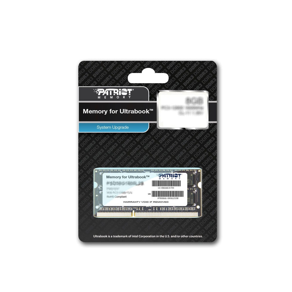 Patriot PSD38G1600L2S SODIMM Memory Module 8GB DDR3 1600MHz
