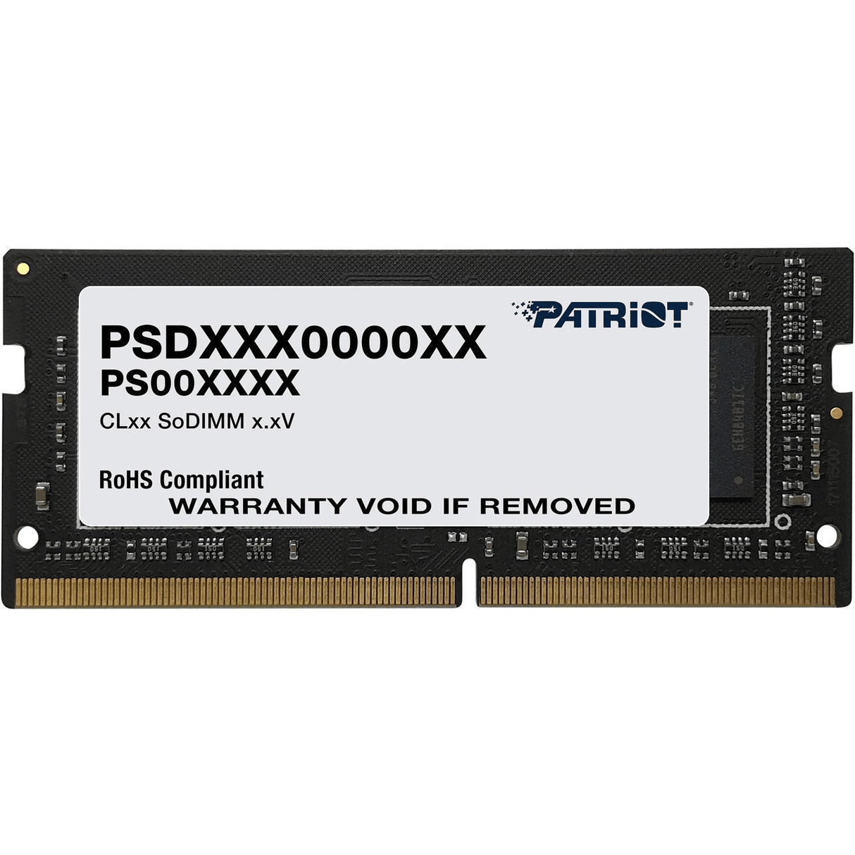Patriot Signature Line 16GB 3200Mhz DDR4 SODIMM Memory Module PSD416G32002S