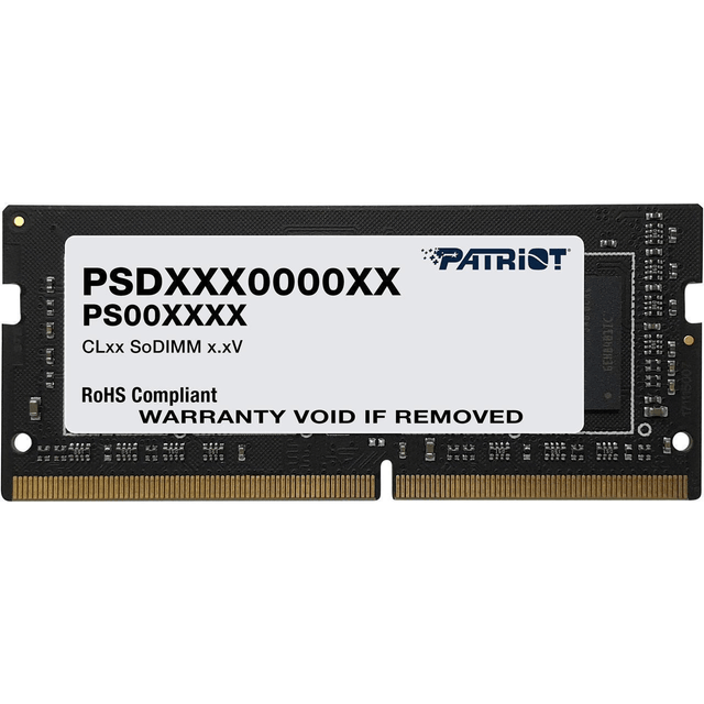 Patriot Signature Line 16GB 3200Mhz DDR4 SODIMM Memory Module PSD416G32002S